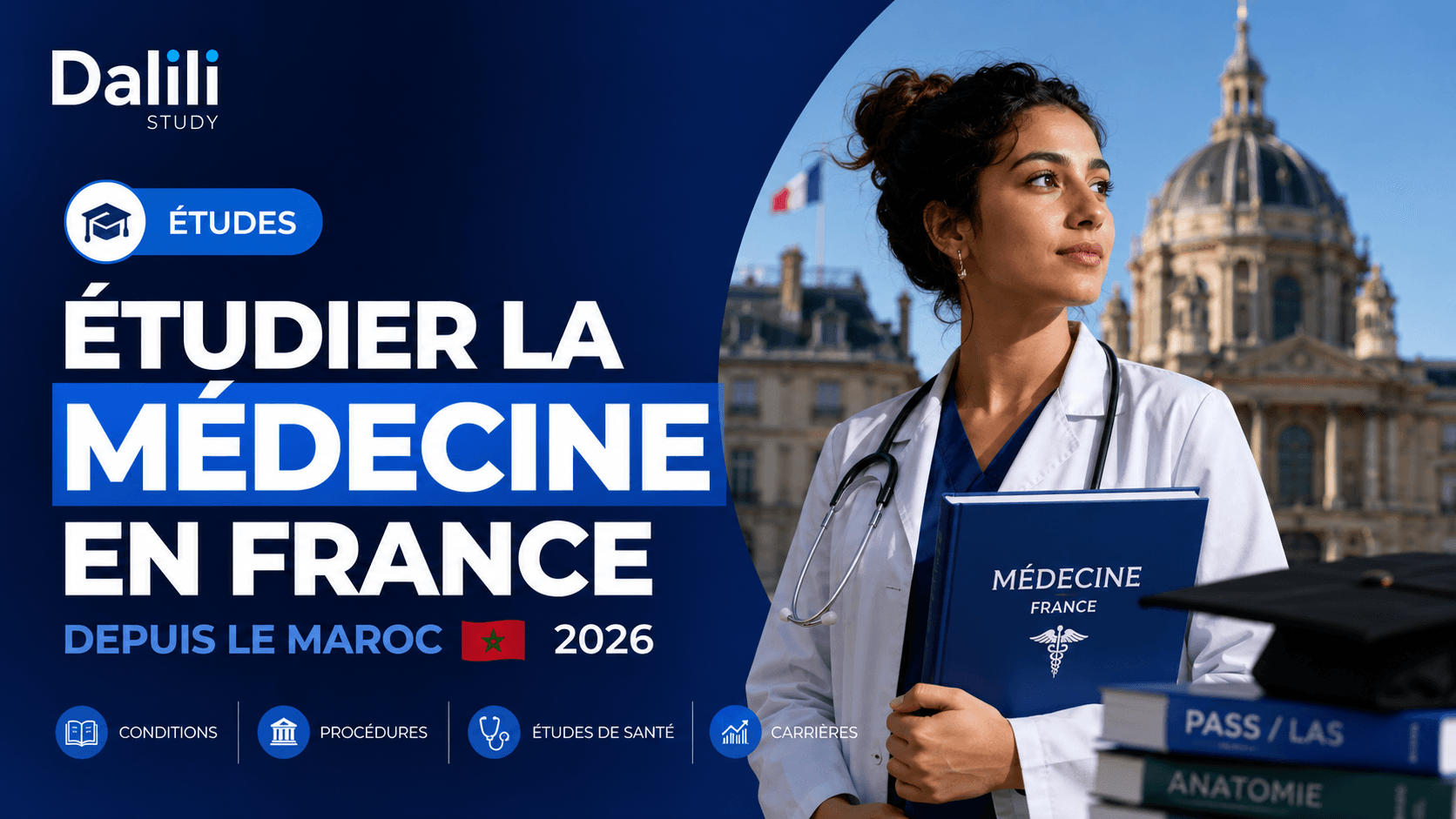 Étudier la médecine en France depuis le Maroc 2026
