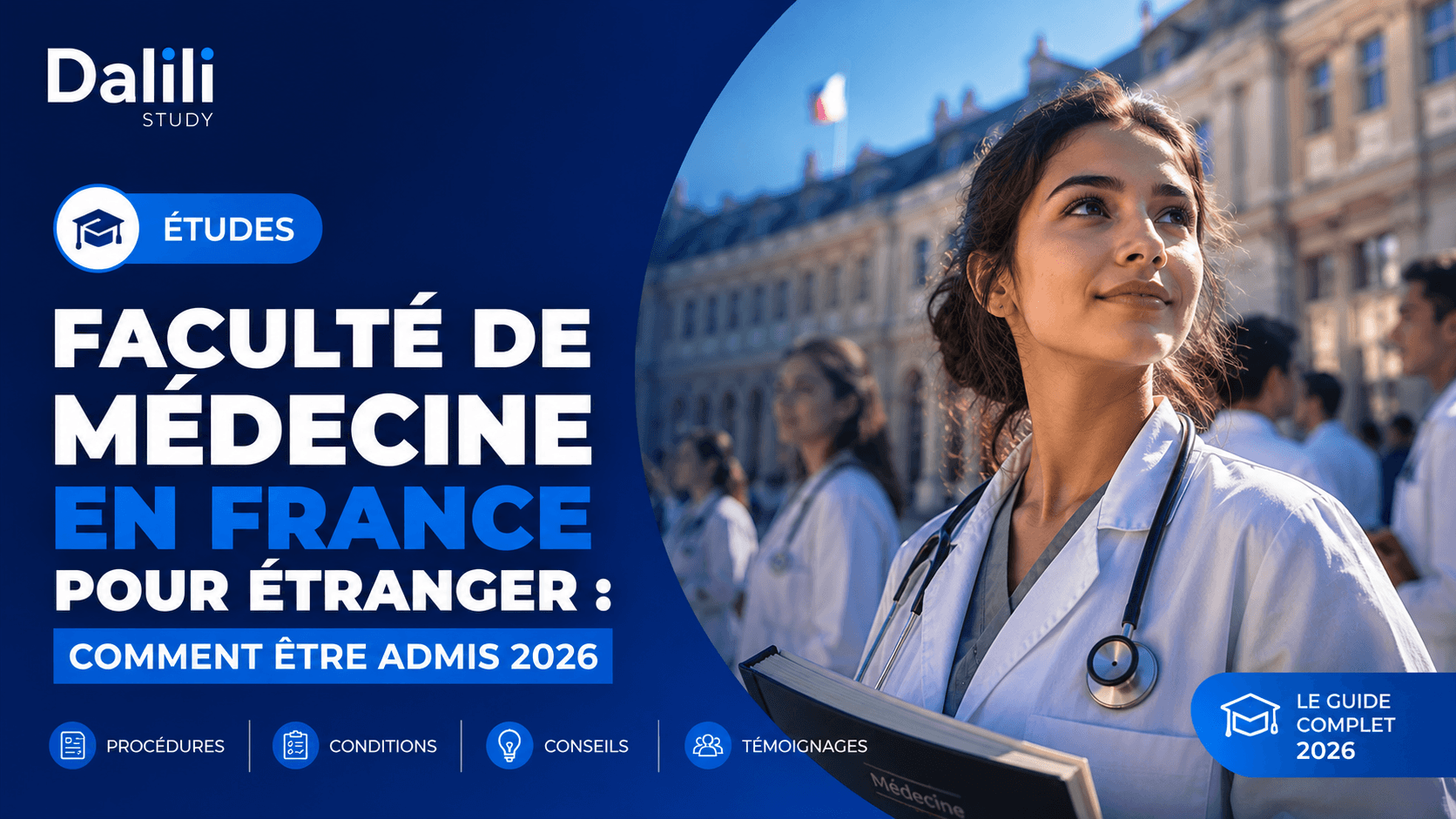 Faculté de médecine en France pour étranger : comment être admis 2026