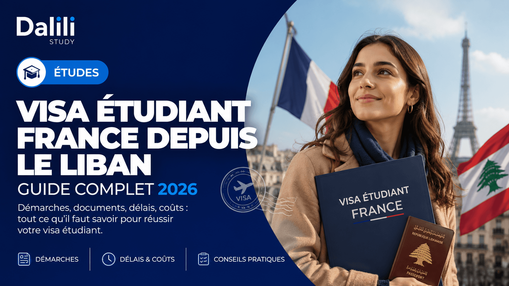 Visa étudiant France depuis le Liban : guide complet 2026