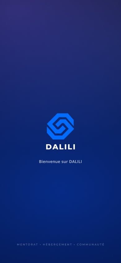Dalili — écran de lancement