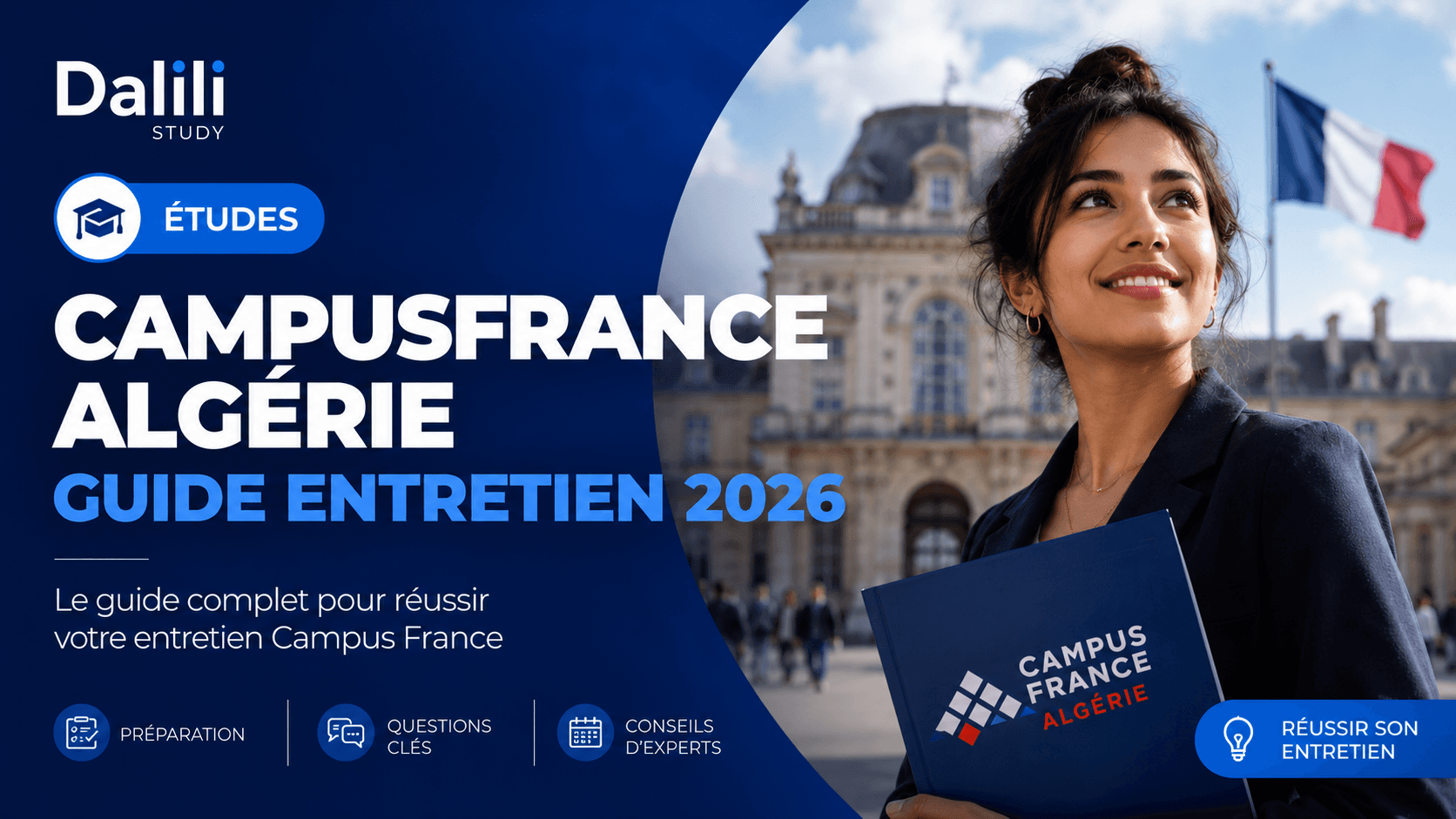 Campus France Algérie 2026 : guide CEF et entretien