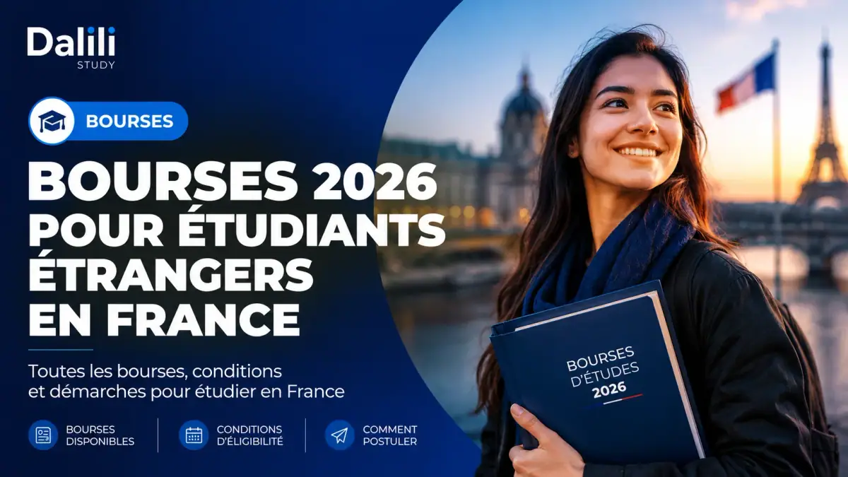 Bourses d'études pour étudiants étrangers en France 2026