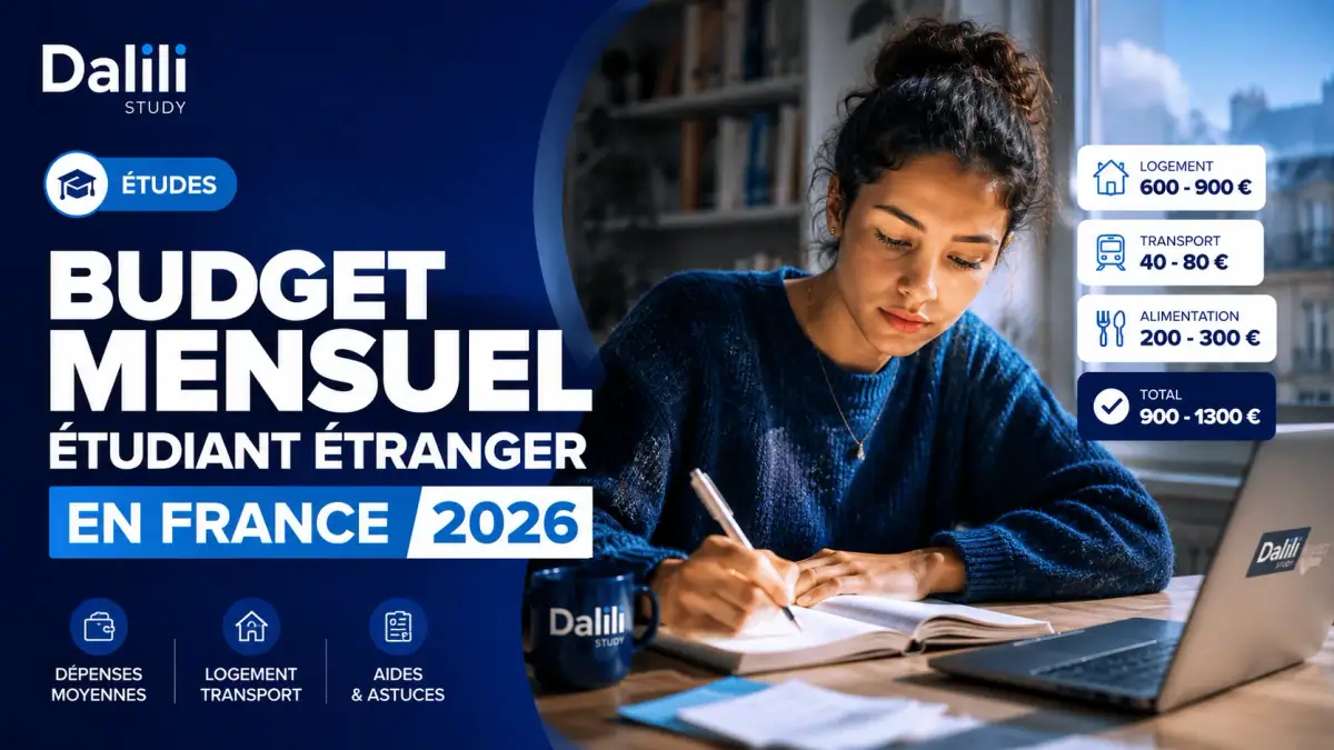 Budget étudiant étranger France 2026 : vrai coût mensuel