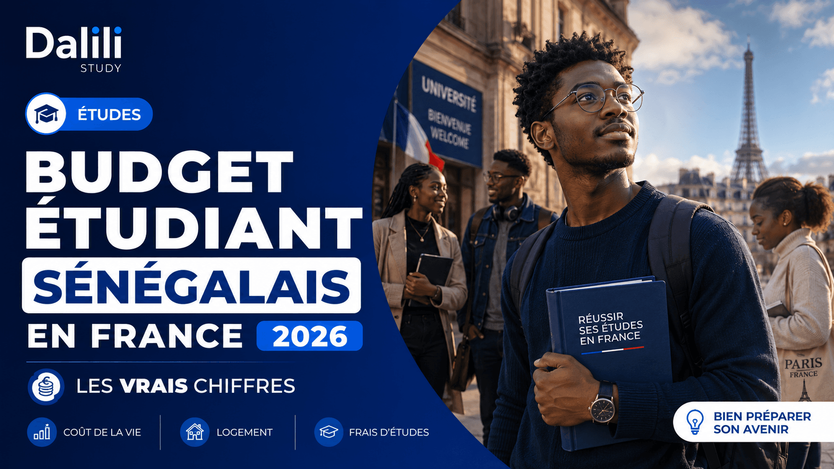 Budget étudiant sénégalais en France 2026 : les vrais chiffres