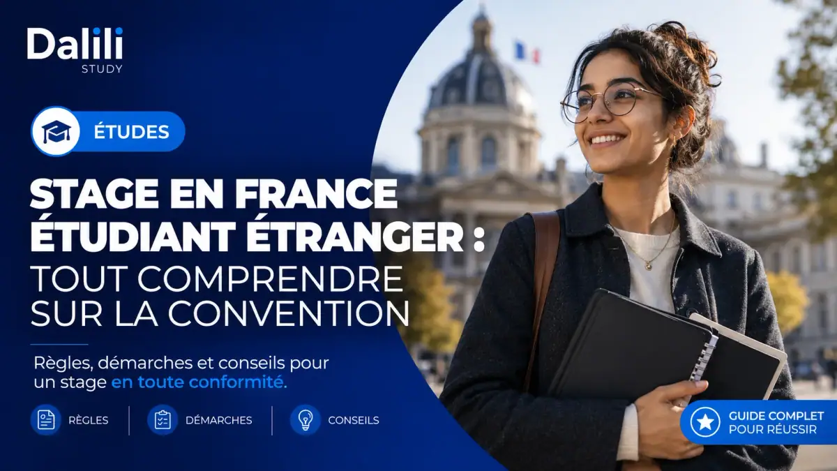 Stage en France pour étudiant étranger : convention, gratification et droits
