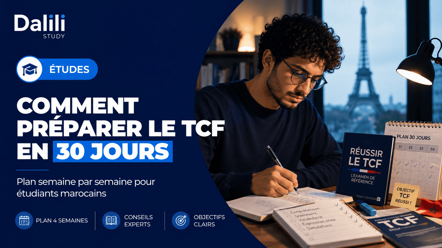 Préparer le TCF en 30 jours : plan pour étudiants marocains